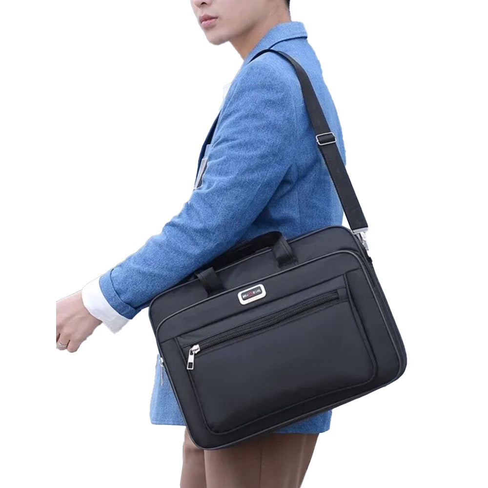 Men Laptop Bag for 15.6 inch Briefcase Bag Office Carry Bag Single Front Pocket