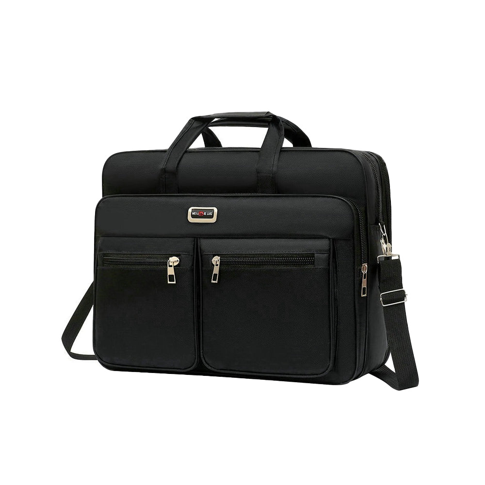 Men Laptop Bag for 15.6 inch Briefcase Bag Office Carry Bag Double Front Pocket