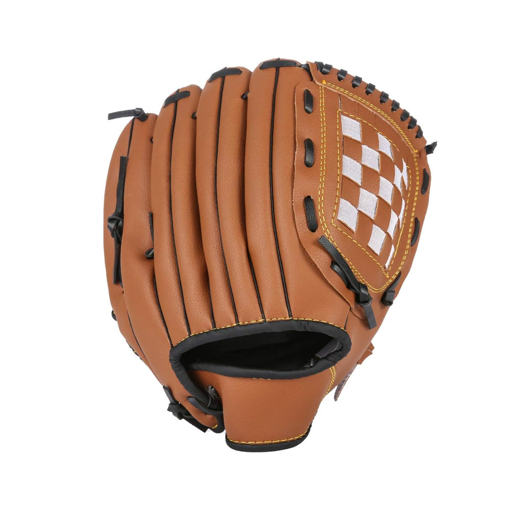 29.2cm Baseball Glove Softball Mitt for Teens Adults Softball Training - Brown