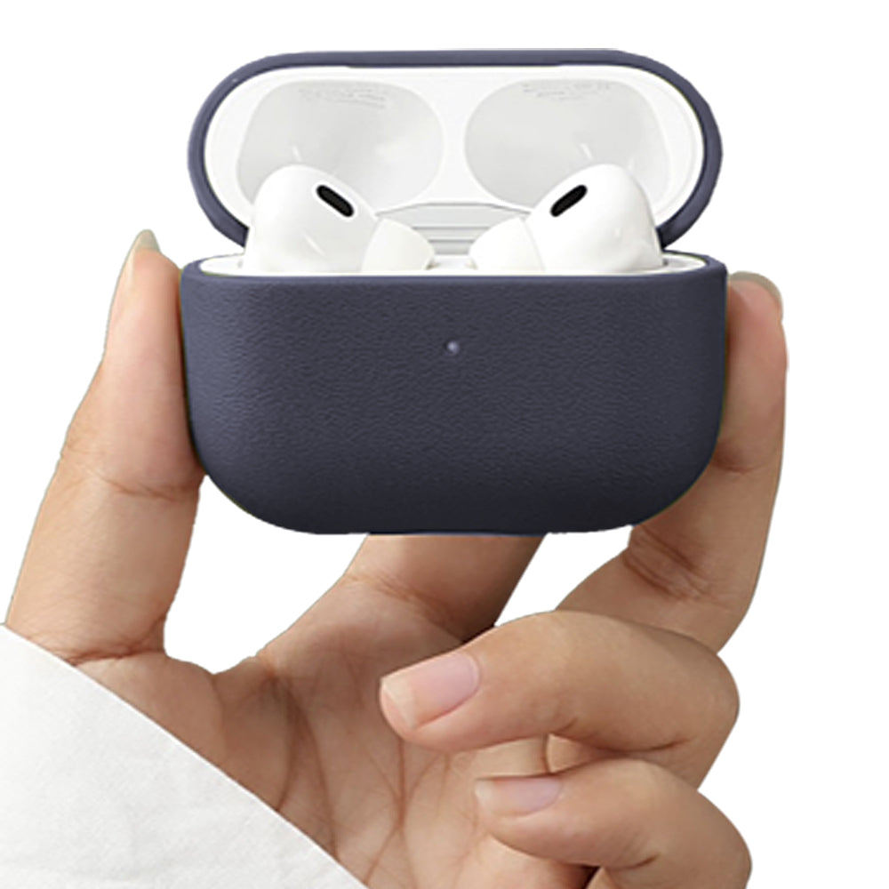 For Apple AirPods Pro 2 Shockproof Case Cover with Lanyard - Dark Blue