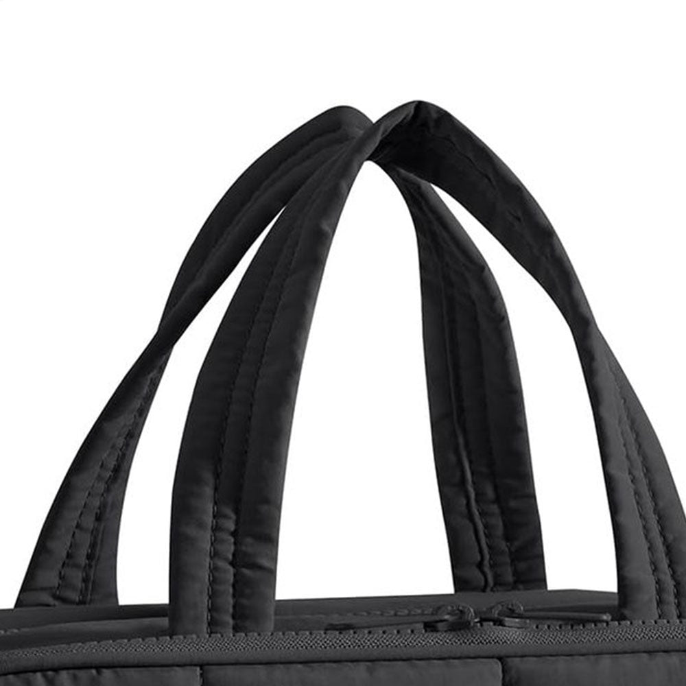 Travel Toiletry Bag Makeup Bag Cosmetic Organizer with Jewelry Organizer - Black