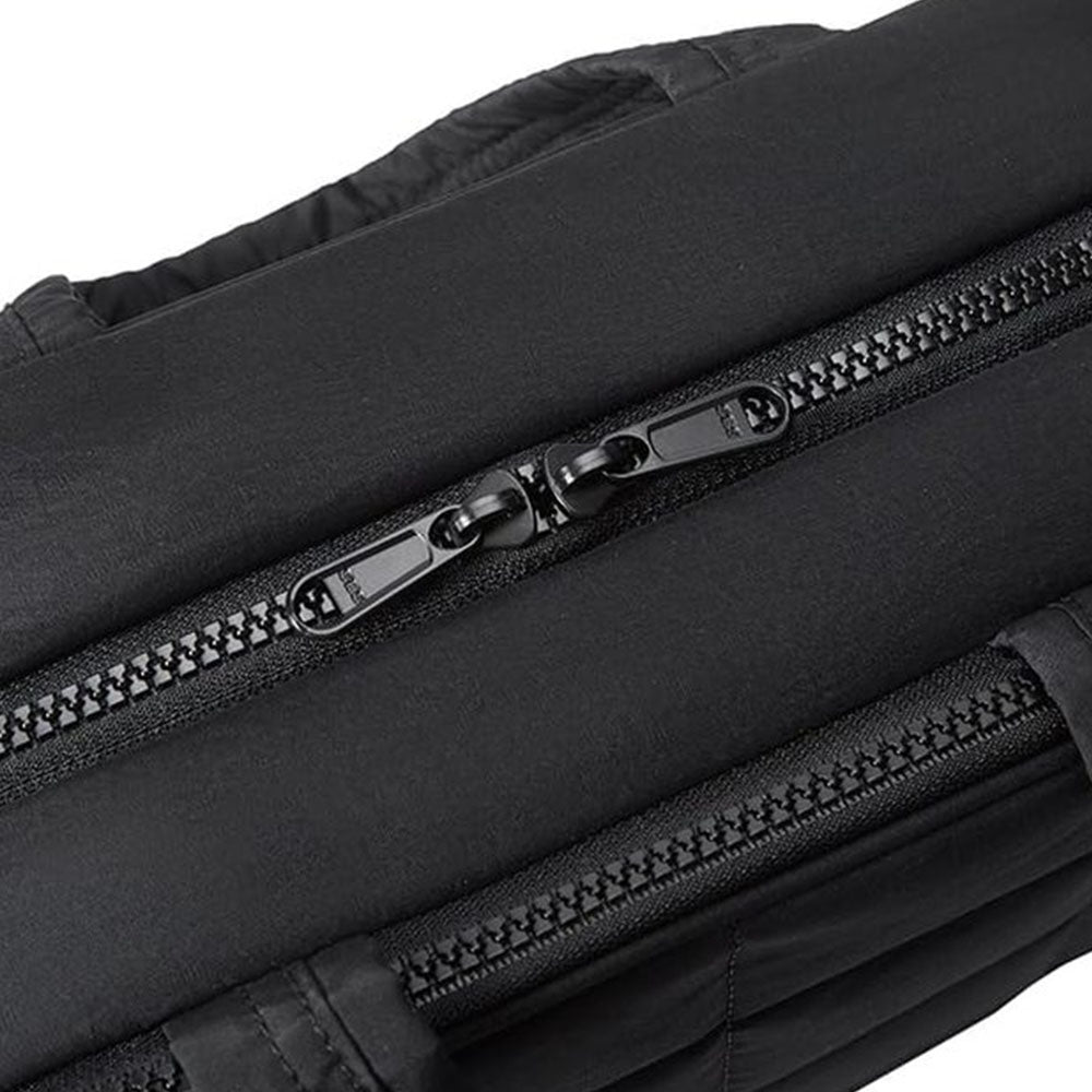 Travel Toiletry Bag Makeup Bag Cosmetic Organizer with Jewelry Organizer - Black