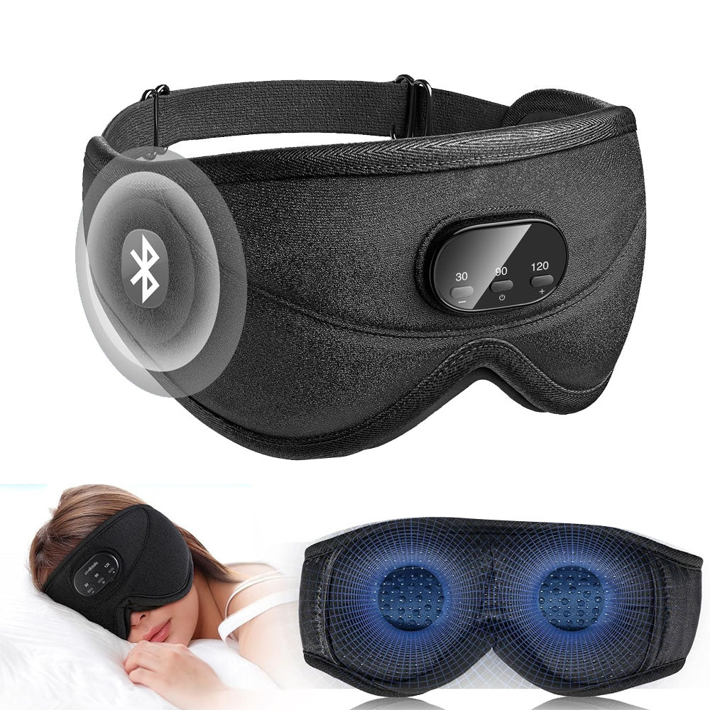 Wireless Bluetooth 5.3 Headphone White Noise Sleep Mask 3D Eye Mask for Sleeping