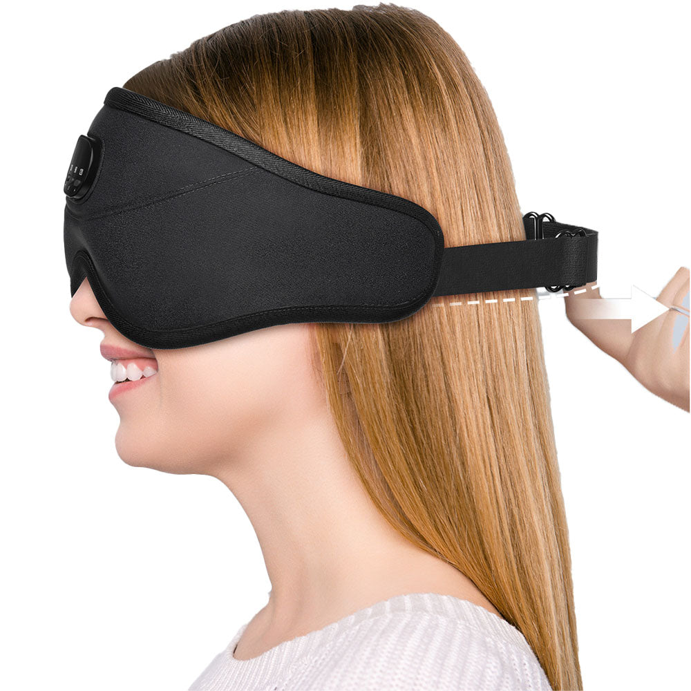 Wireless Bluetooth 5.3 Headphone White Noise Sleep Mask 3D Eye Mask for Sleeping
