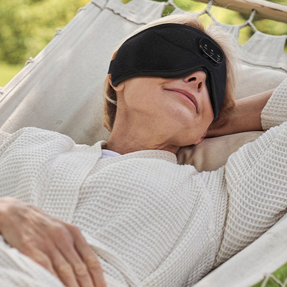 Wireless Bluetooth 5.3 Headphone White Noise Sleep Mask 3D Eye Mask for Sleeping