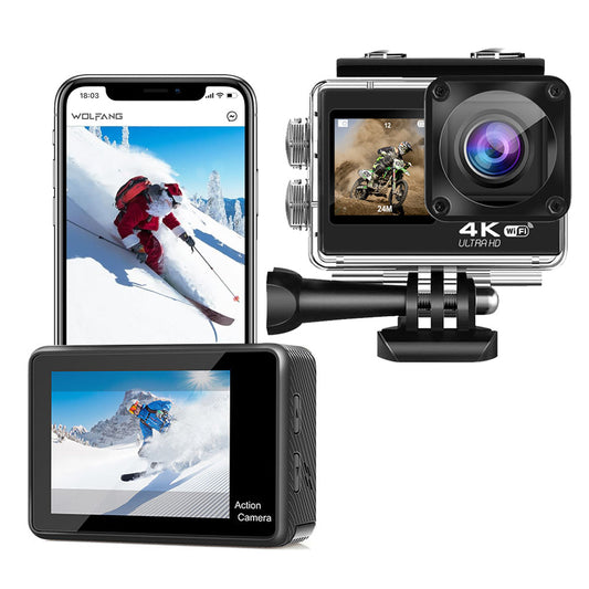 4K Dual Screen WIFI Waterproof Sports Action Camera