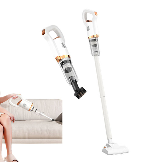 Cordless Handheld Stick Vacuum Cleaner with Powerful Suction - White