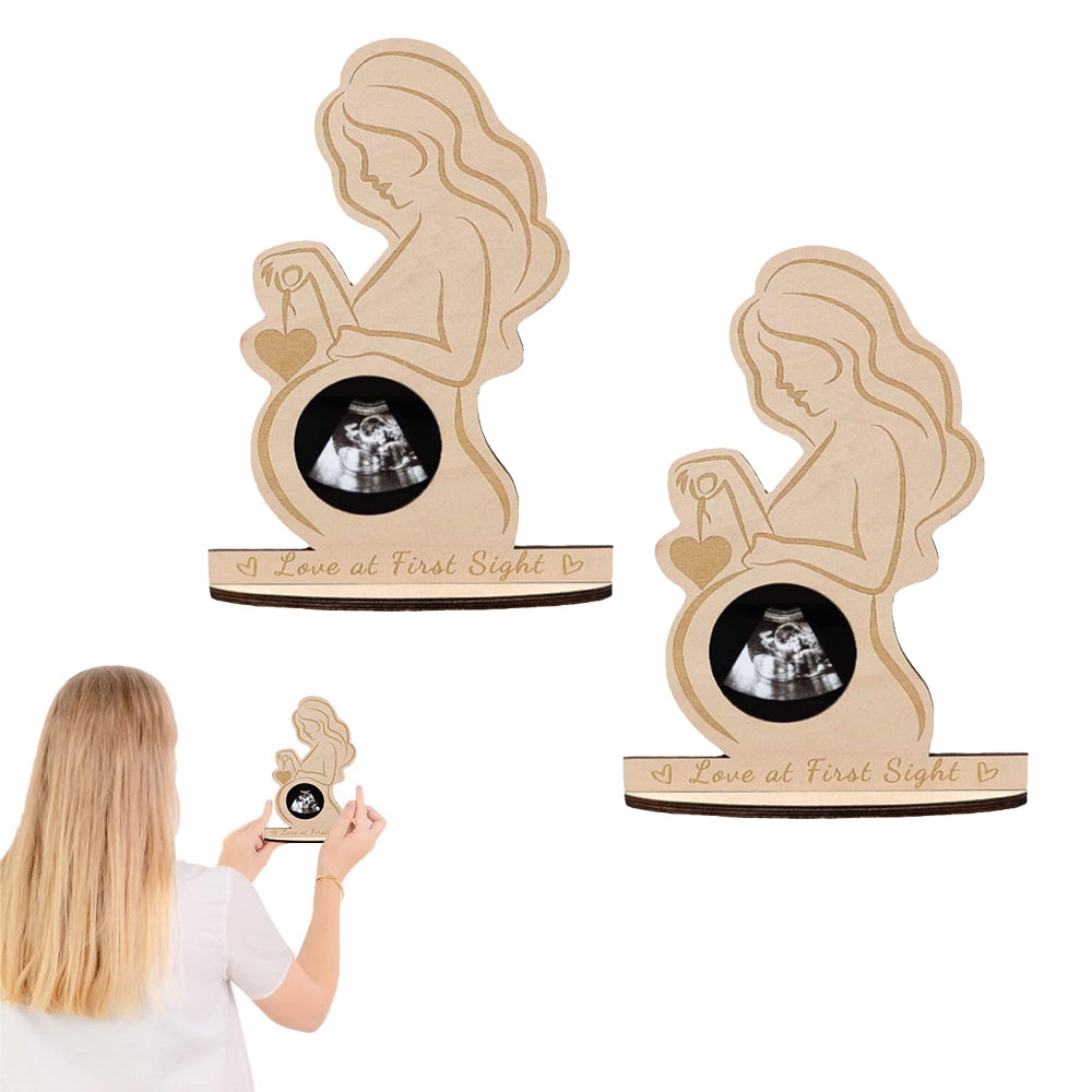 2Pcs Baby Ultrasound Frame for Pregnant Wife Pregnant Ultrasound Frame -ST1