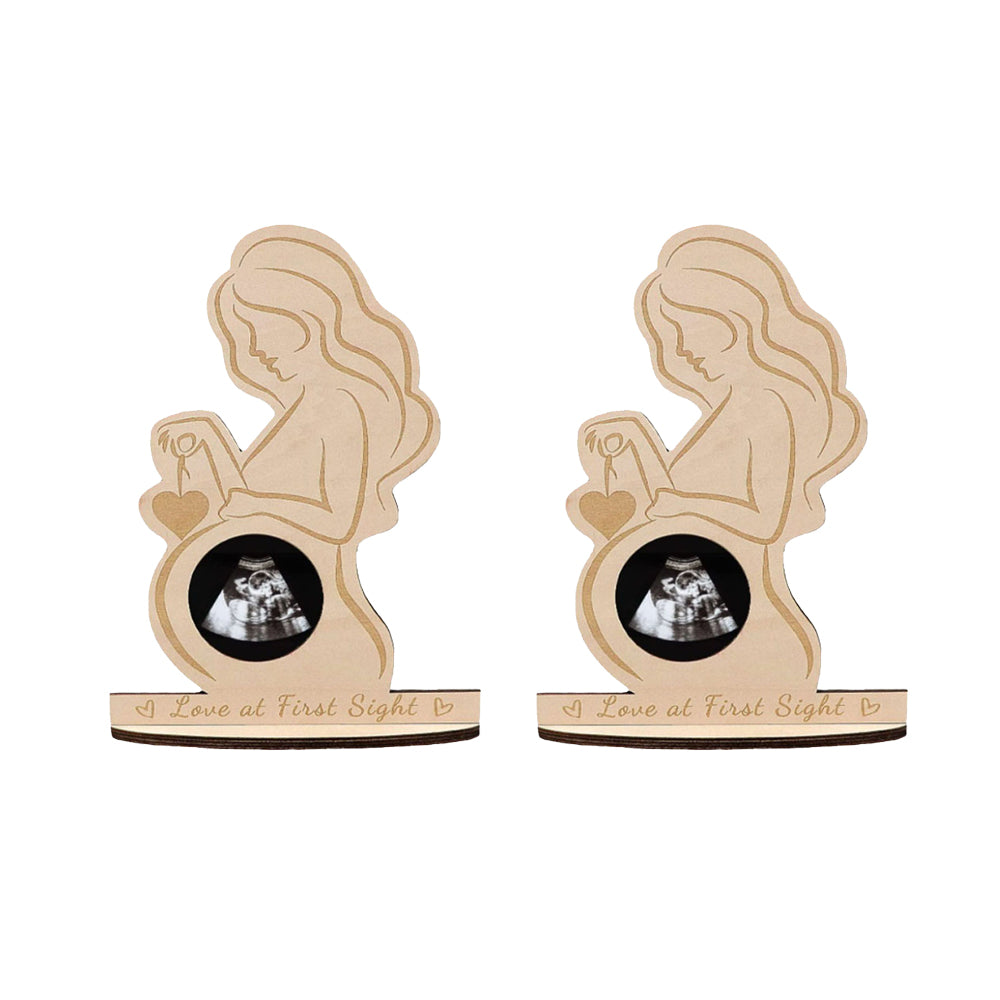 2Pcs Baby Ultrasound Frame for Pregnant Wife Pregnant Ultrasound Frame -ST1