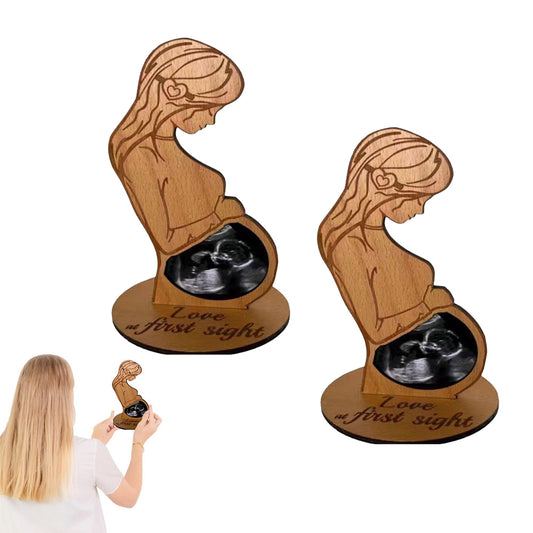 2Pcs Baby Ultrasound Frame for Pregnant Wife Pregnant Ultrasound Frame -ST2