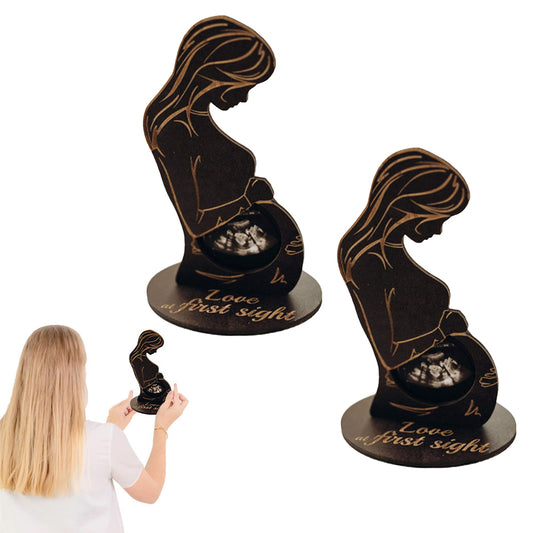 2Pcs Baby Ultrasound Frame for Pregnant Wife Pregnant Ultrasound Frame -ST3