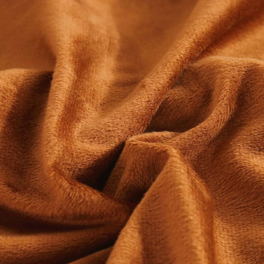 140x100cm USB Electric Heated Shawl Blanket with 3 Heating Levels Brown