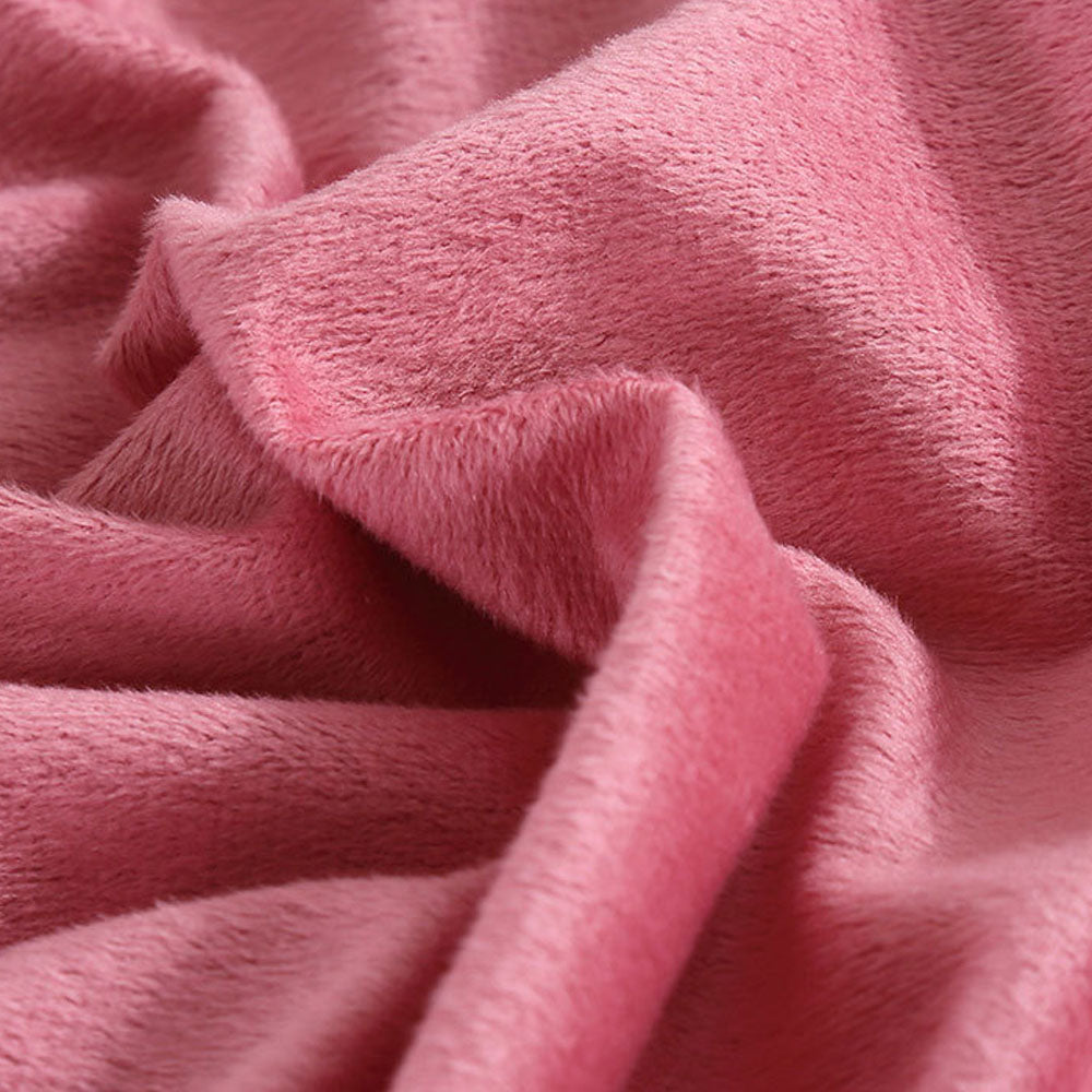 140x100cm USB Electric Heated Shawl Blanket with 3 Heating Levels Pink