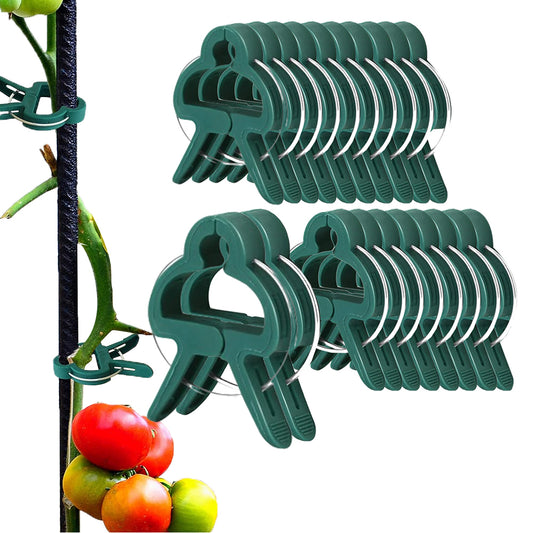 20Pcs 6 x 4.5cm Plant Support Clips Garden Vine Clips for Climbing Plants