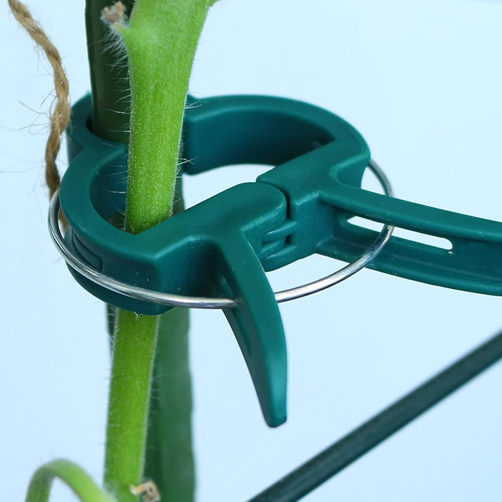 40Pcs 4.5 x 3cm Plant Support Clips Garden Vine Clips for Climbing Plants