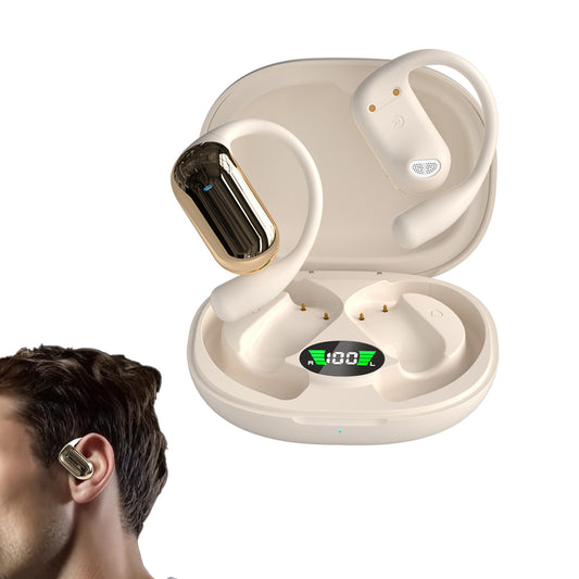 Wireless Bluetooth 5.4 Earphones Earhook Headphones Sports Earbuds Khaki