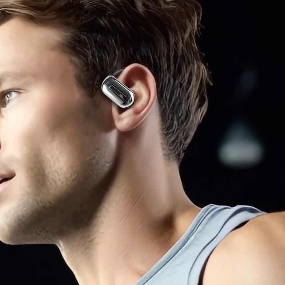 Wireless Bluetooth 5.4 Earphones Earhook Headphones Sports Earbuds White