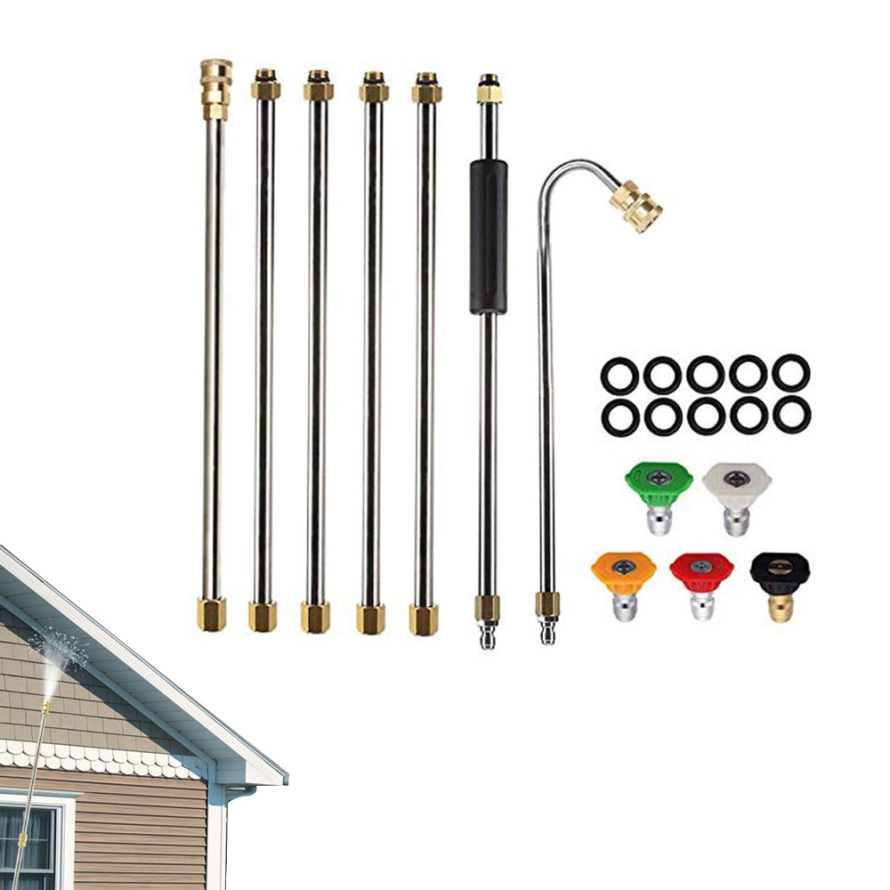 Pressure Washer Extension Wand Set Replacement Lance with 5 Nozzle Tips