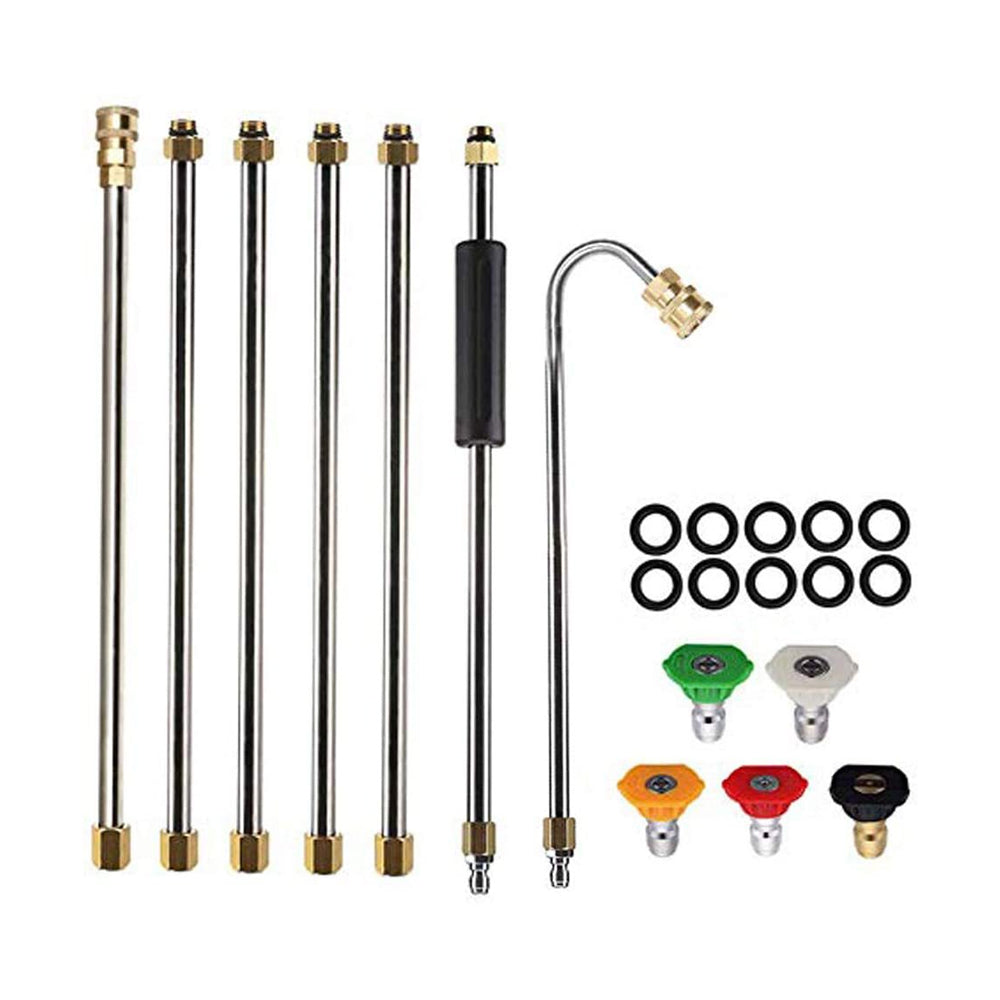 Pressure Washer Extension Wand Set Replacement Lance with 5 Nozzle Tips
