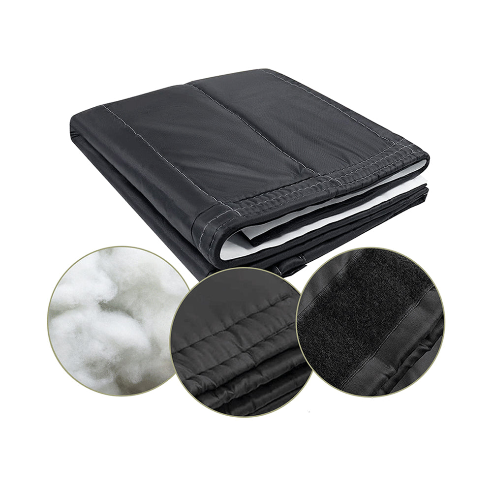 114 x 86cm Fireplace Blocker Blanket Fireplace Cover for Stops Heat Loss