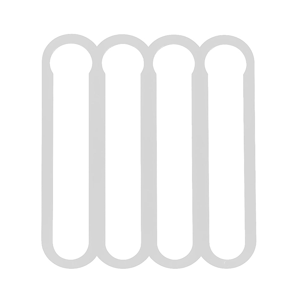 Magnetic Wall Mounted Coffee Capsule Holder for Nespresso Vertuo Capsules White