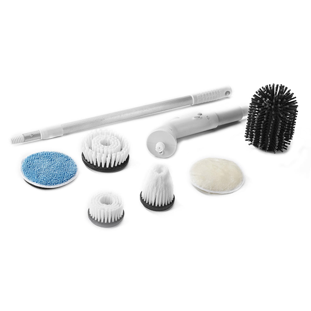 Electric Spin Scrubber with 6 Replaceable Brush Heads
