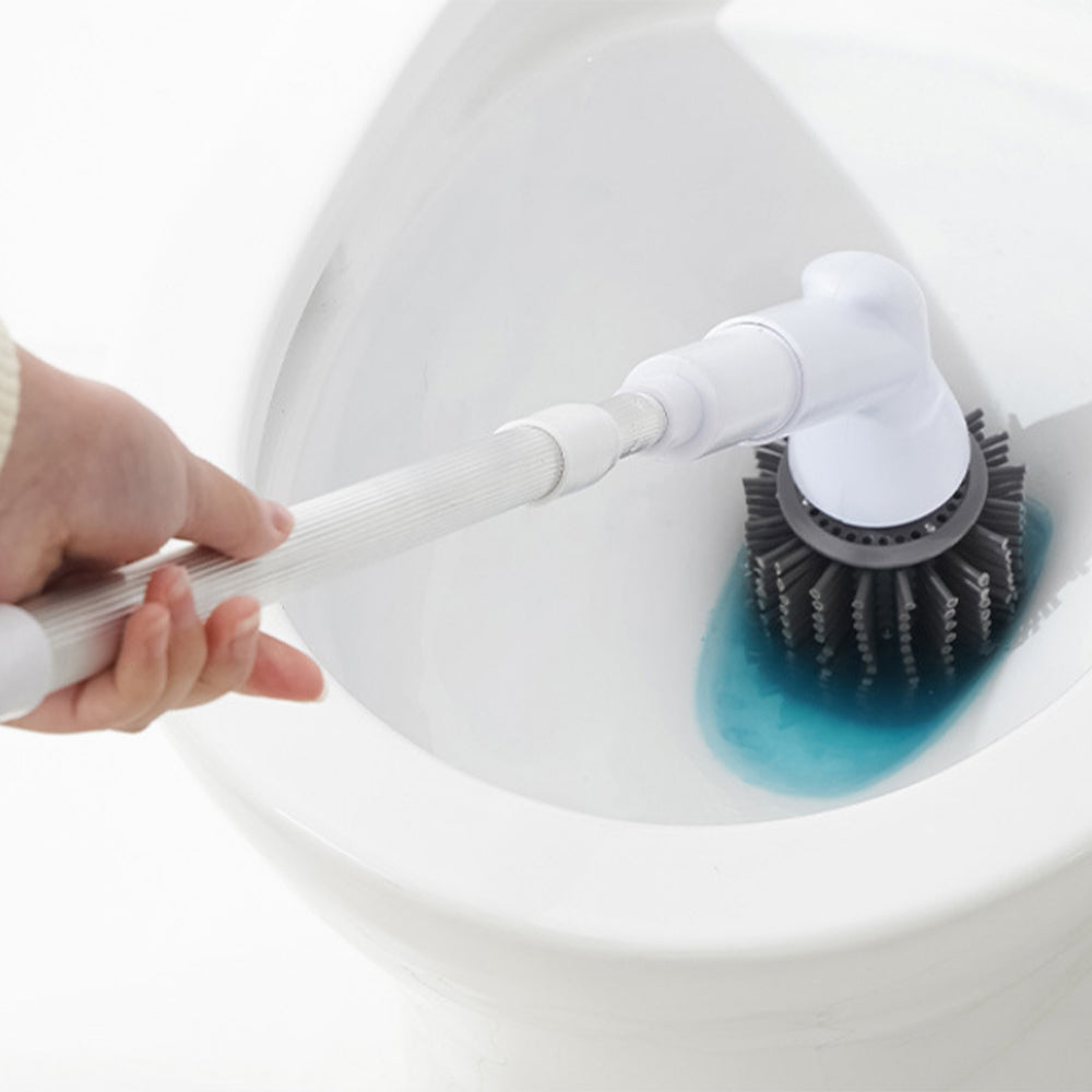 Electric Spin Scrubber with 6 Replaceable Brush Heads
