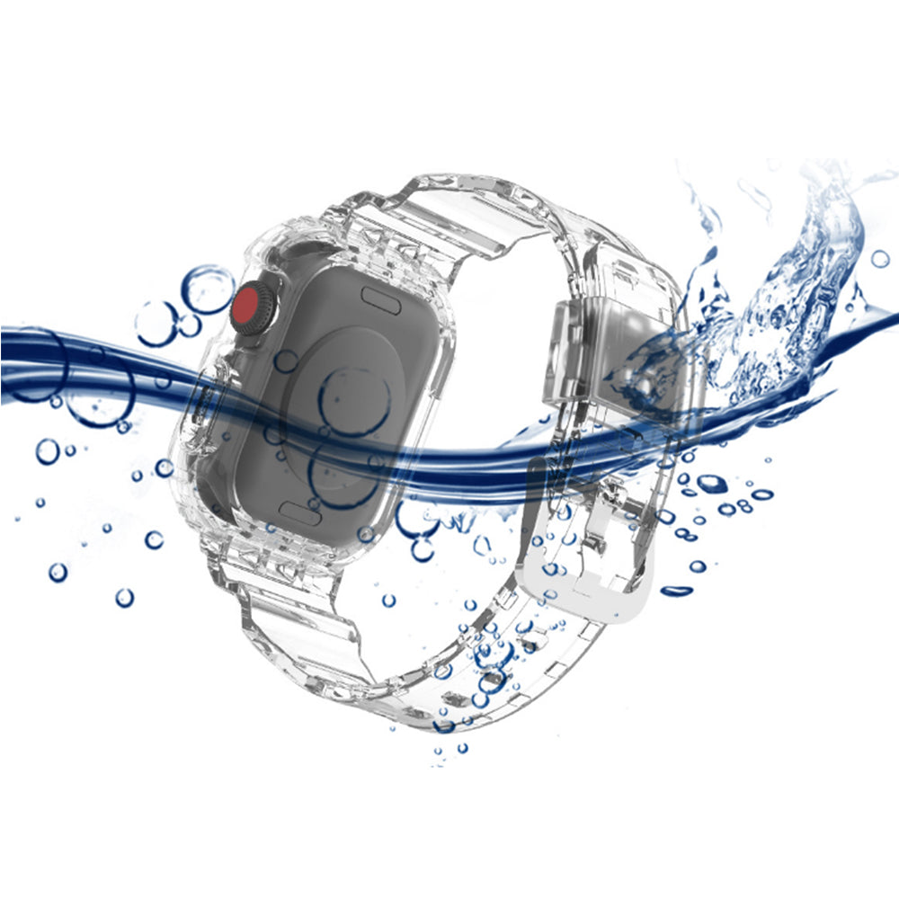 Transparent Sports Band Replacement Strap for Apple Watch 44mm/45mm