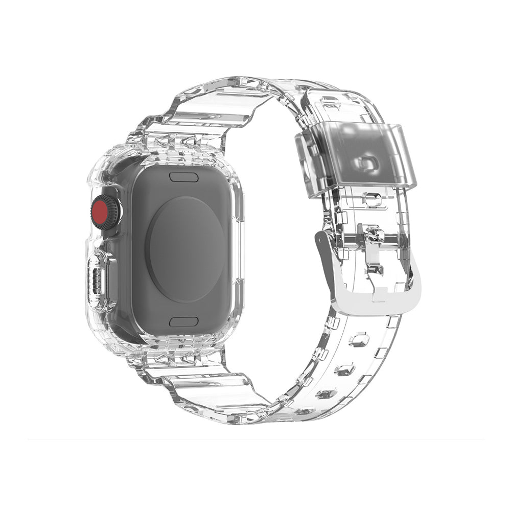 Transparent Sports Band Replacement Strap for Apple Watch 44mm/45mm