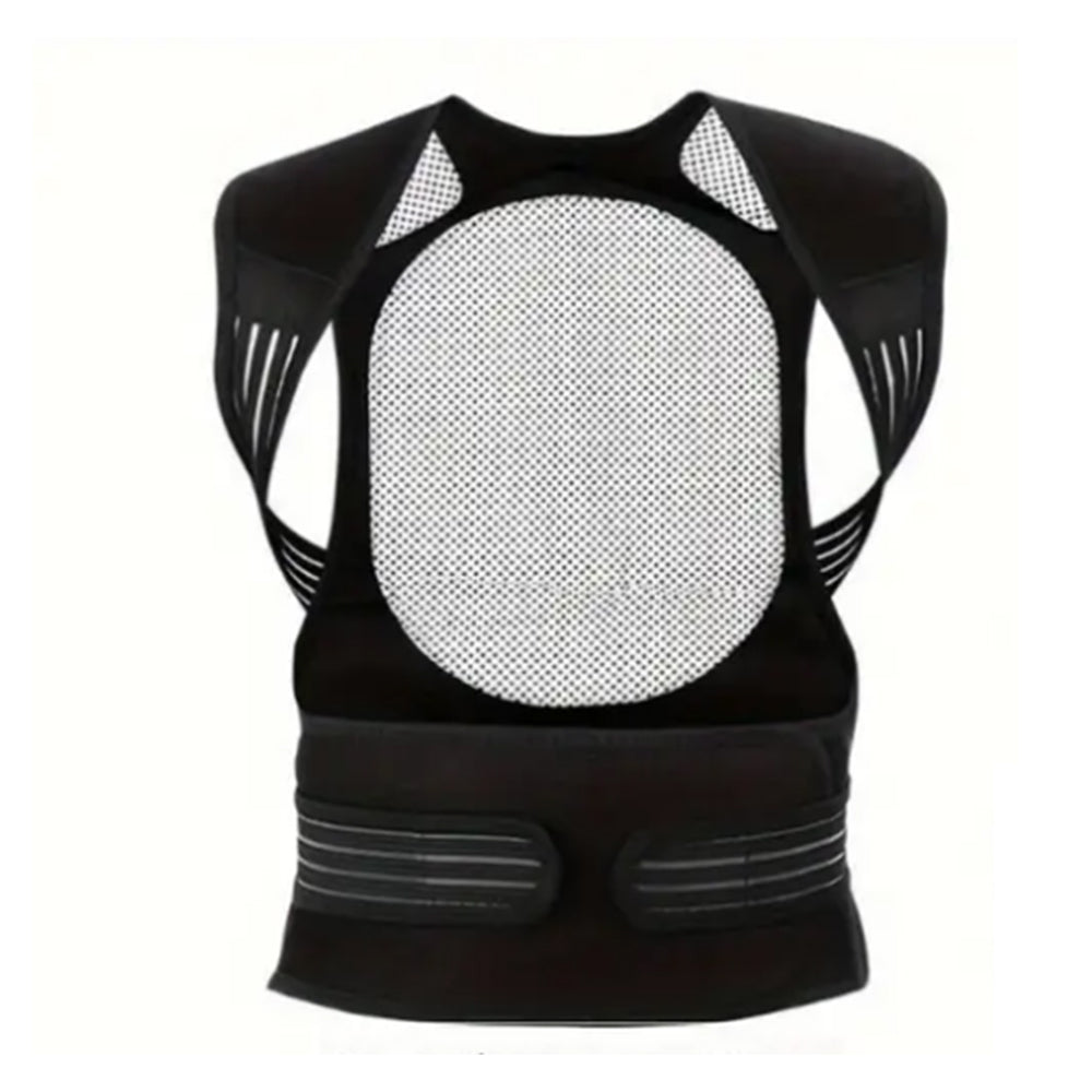 Magnetic Self Heating Belt Lumbar Lower Back Support Brace for Pain Relief S