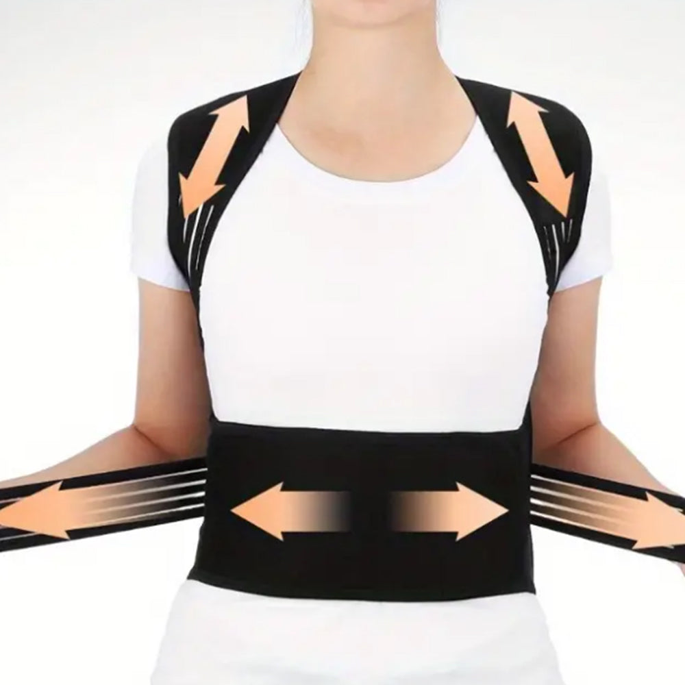 Magnetic Self Heating Belt Lumbar Lower Back Support Brace for Pain Relief S