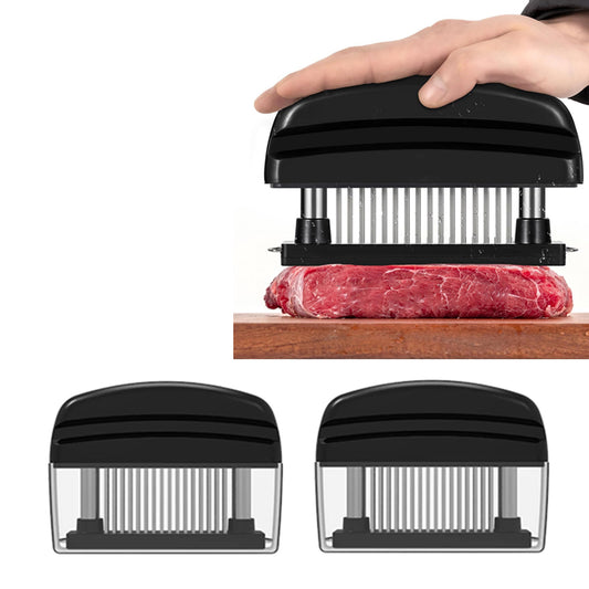2Pcs 48-Stainless Steel Blade Meat Tenderizer Meat and Poultry Tools