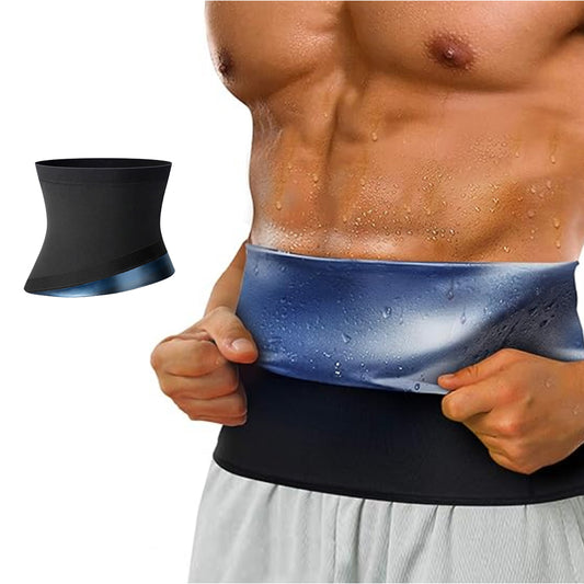 Waist Trimmer Slimming Sauna Belt Stomach Trainer Workout Shaper Blue XL