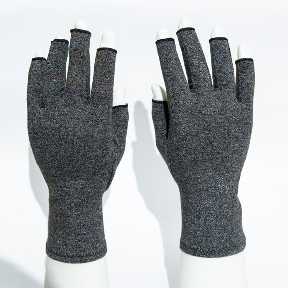 Fingerless Arthritis Compression Gloves Finger Pain Support XL