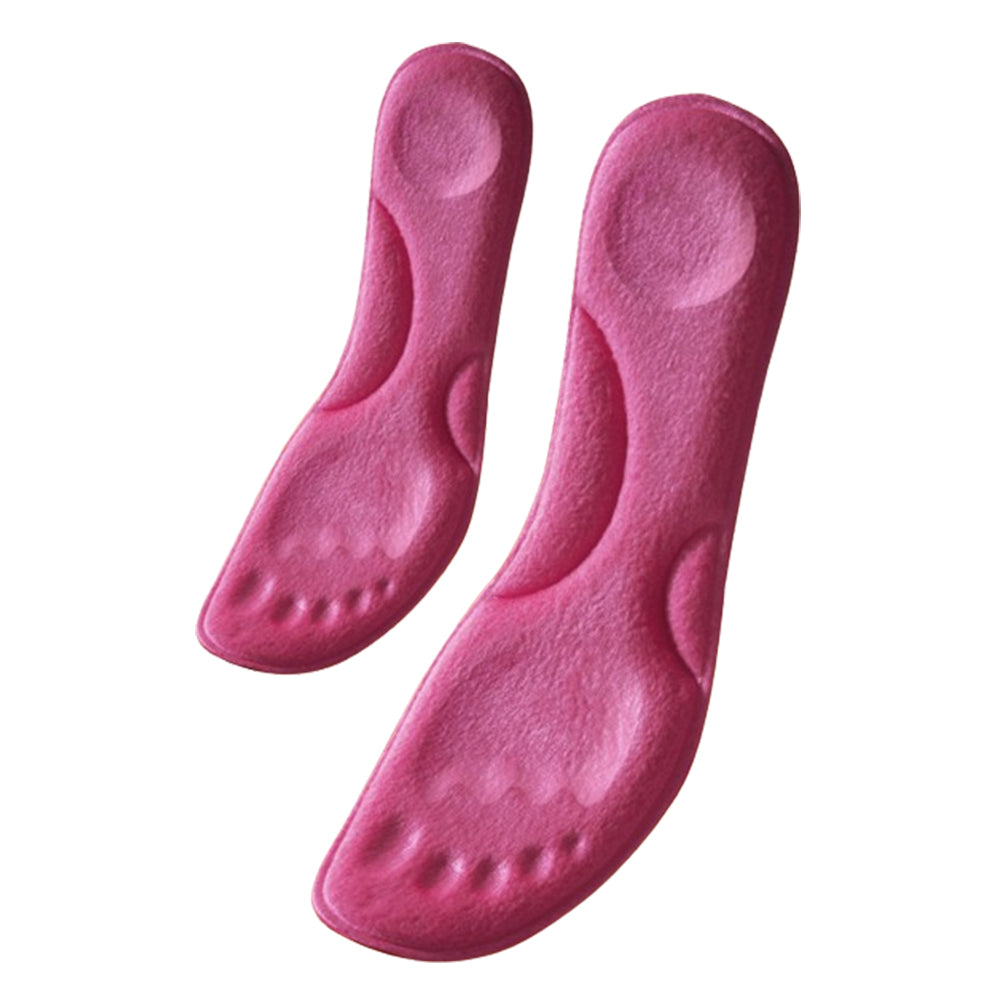 5 Pairs Memory Foam Constant Temperature Heated Insoles Pink EU41-42