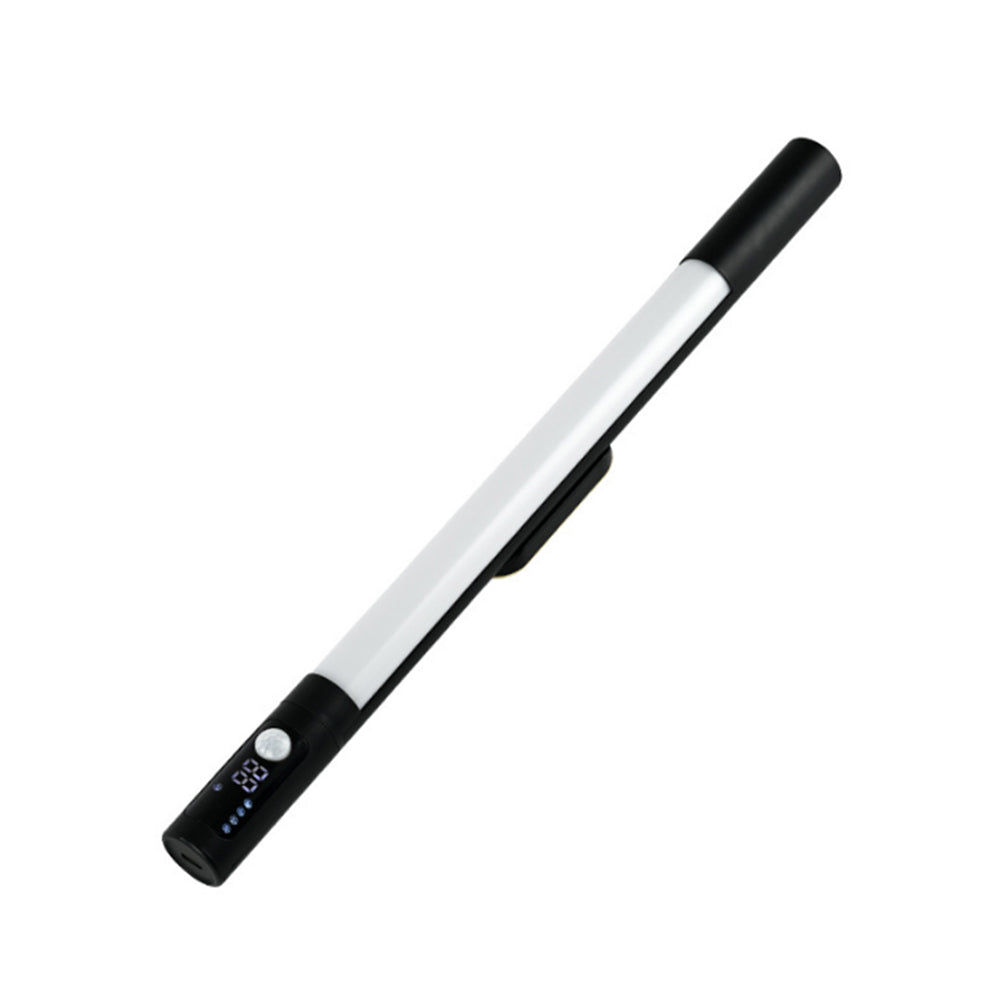 Magnetic Motion Sensor Light Bar Rechargeable with 3 Adjustable Colors Black