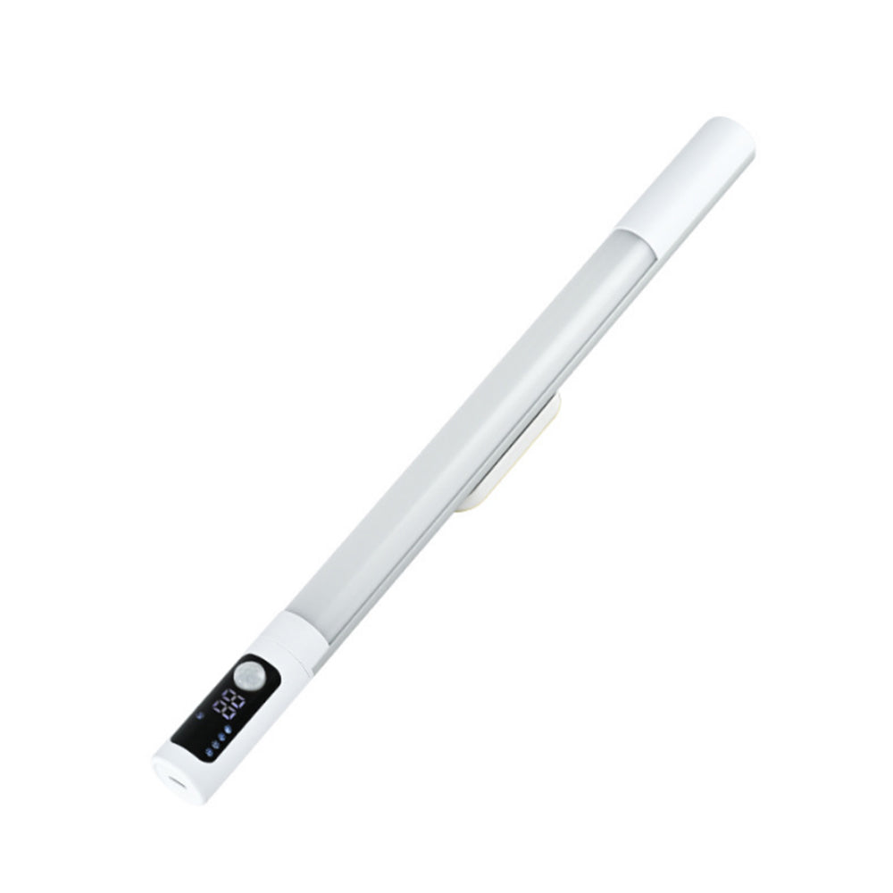 Magnetic Motion Sensor Light Bar Rechargeable with 3 Adjustable Colors White