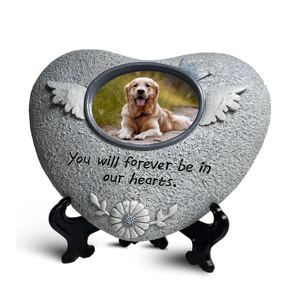 Pet Memorial Stone Puppy Tombstone Indoor Display