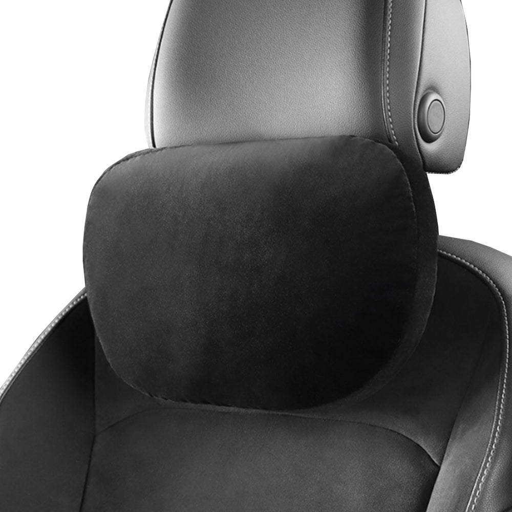 Faux Suede Car Headrest Neck Pillow Car Seat Ornaments