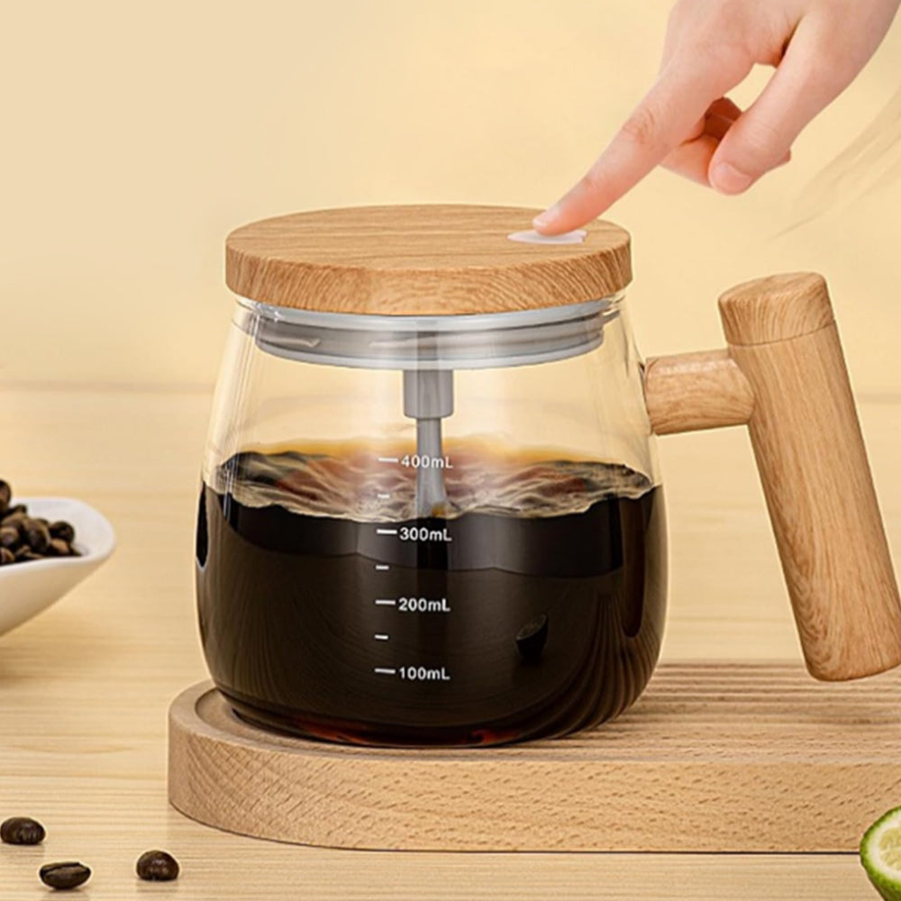 400ML Electric Mixing Coffee Mug with Constant Temperature Coaster