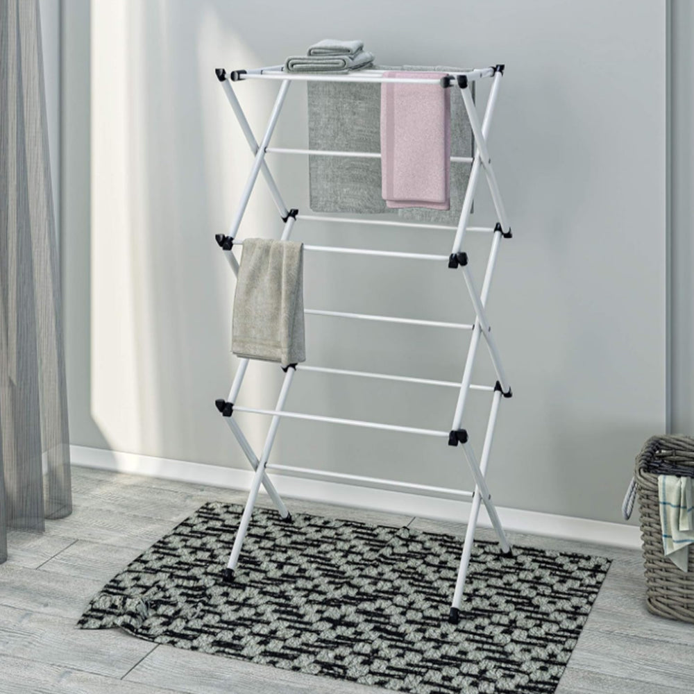 Foldable Clothes Drying Rack Multi-Functional Folding Hanger