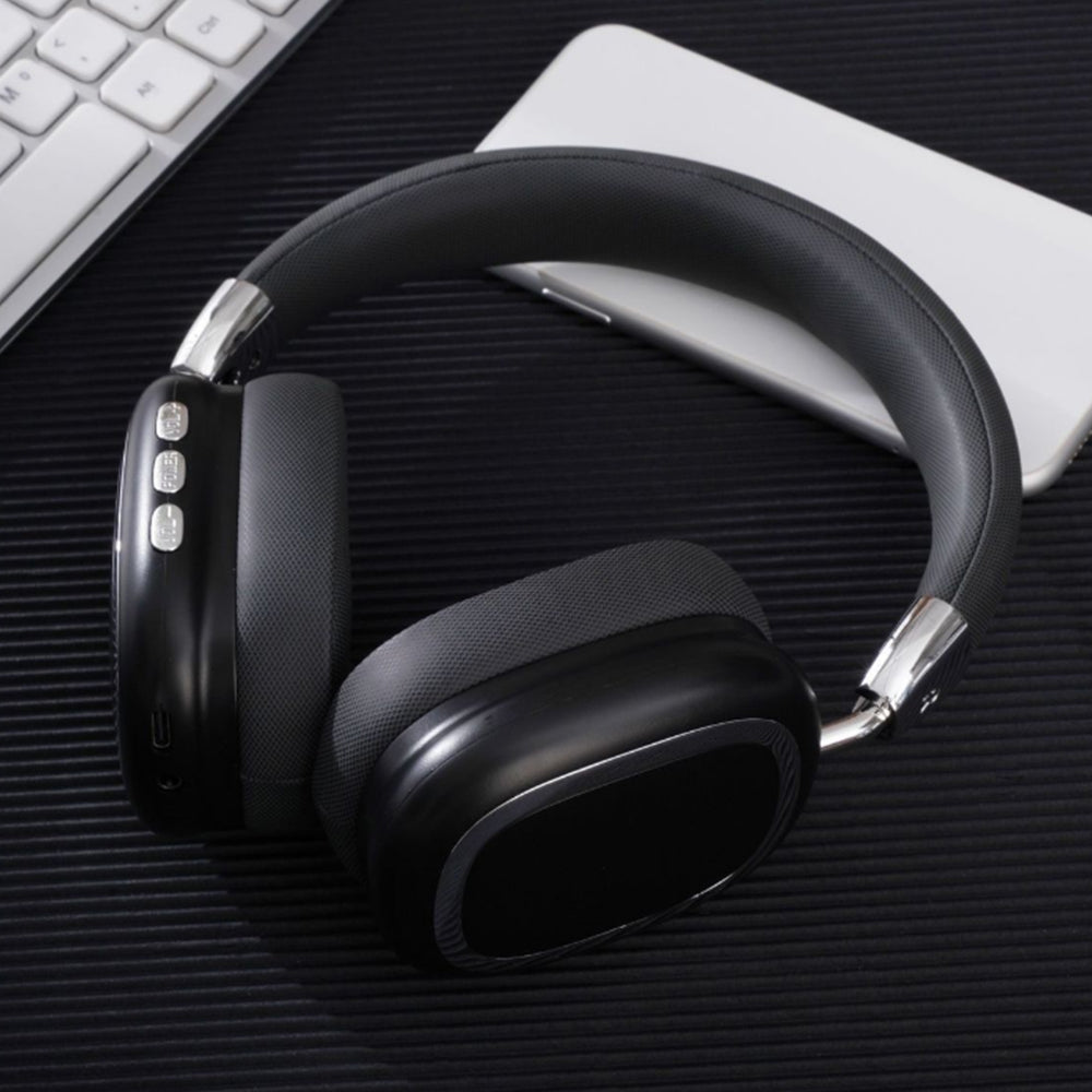 5.3Wireless Headphones Bluetooth Stereo Earphones Over Ear Headset Black