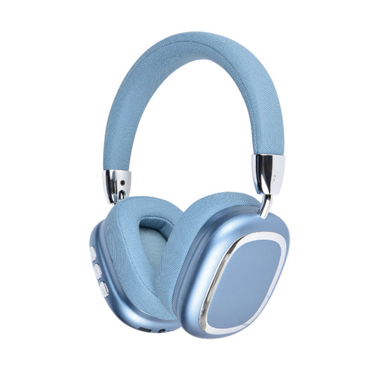 5.3Wireless Headphones Bluetooth Stereo Earphones Over Ear Headset Blue