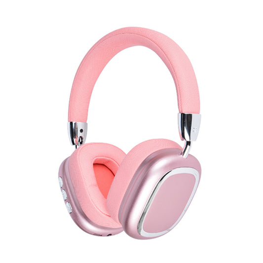5.3Wireless Headphones Bluetooth Stereo Earphones Over Ear Headset Pink