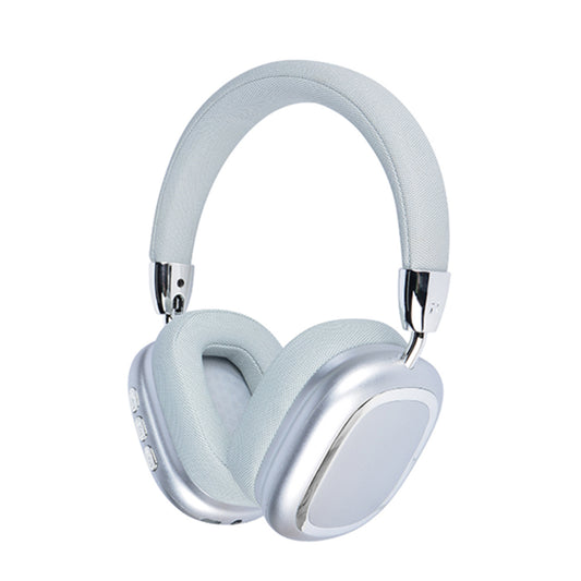 5.3Wireless Headphones Bluetooth Stereo Earphones Over Ear Headset Silver