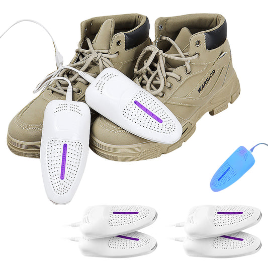 2Pcs Portable USB Electric Boot Dryer Shoe Dryer with Purple Light Sterilization