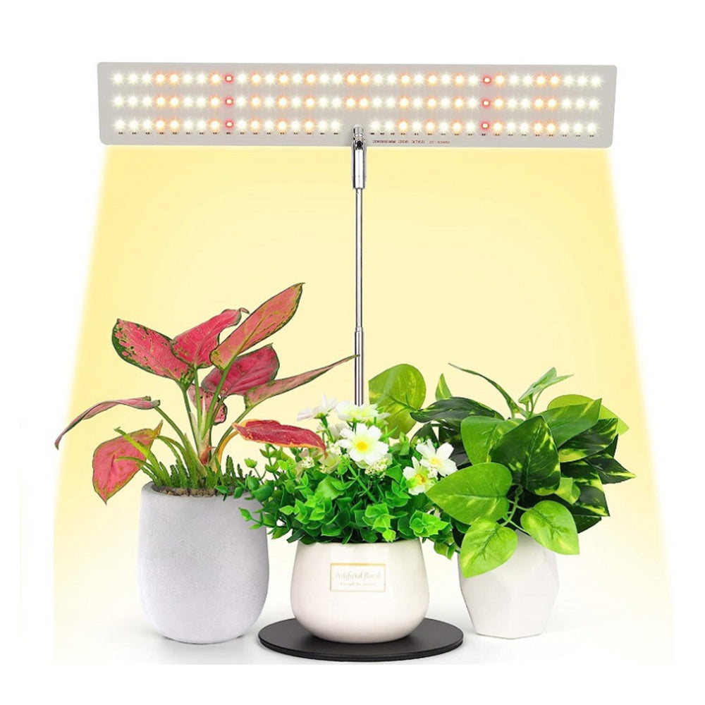 Hydroponic Full Spectrum LED Grow Light Elevating Panel Light with Base