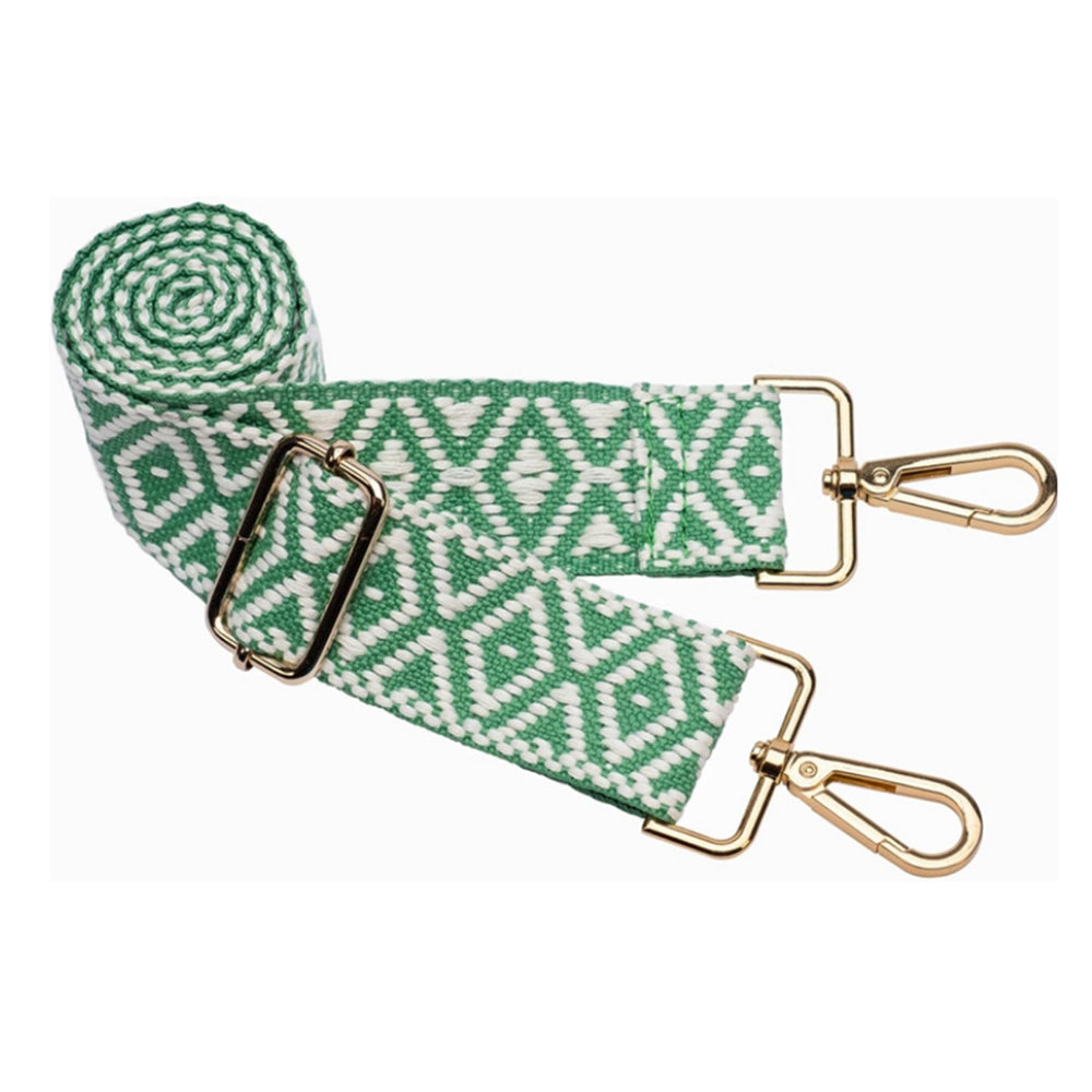 Water Bottle Carrier Bag Adjustable Shoulder Strap Puff Tote Pouch Green