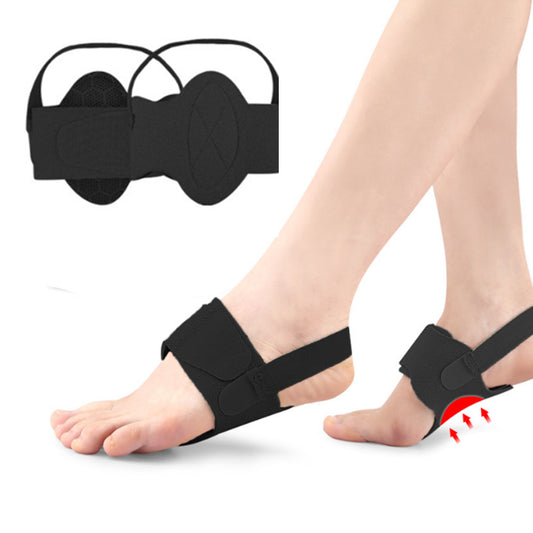 Arch Support Braces for Flat Foot Correction Insoles with Removable Pads Black