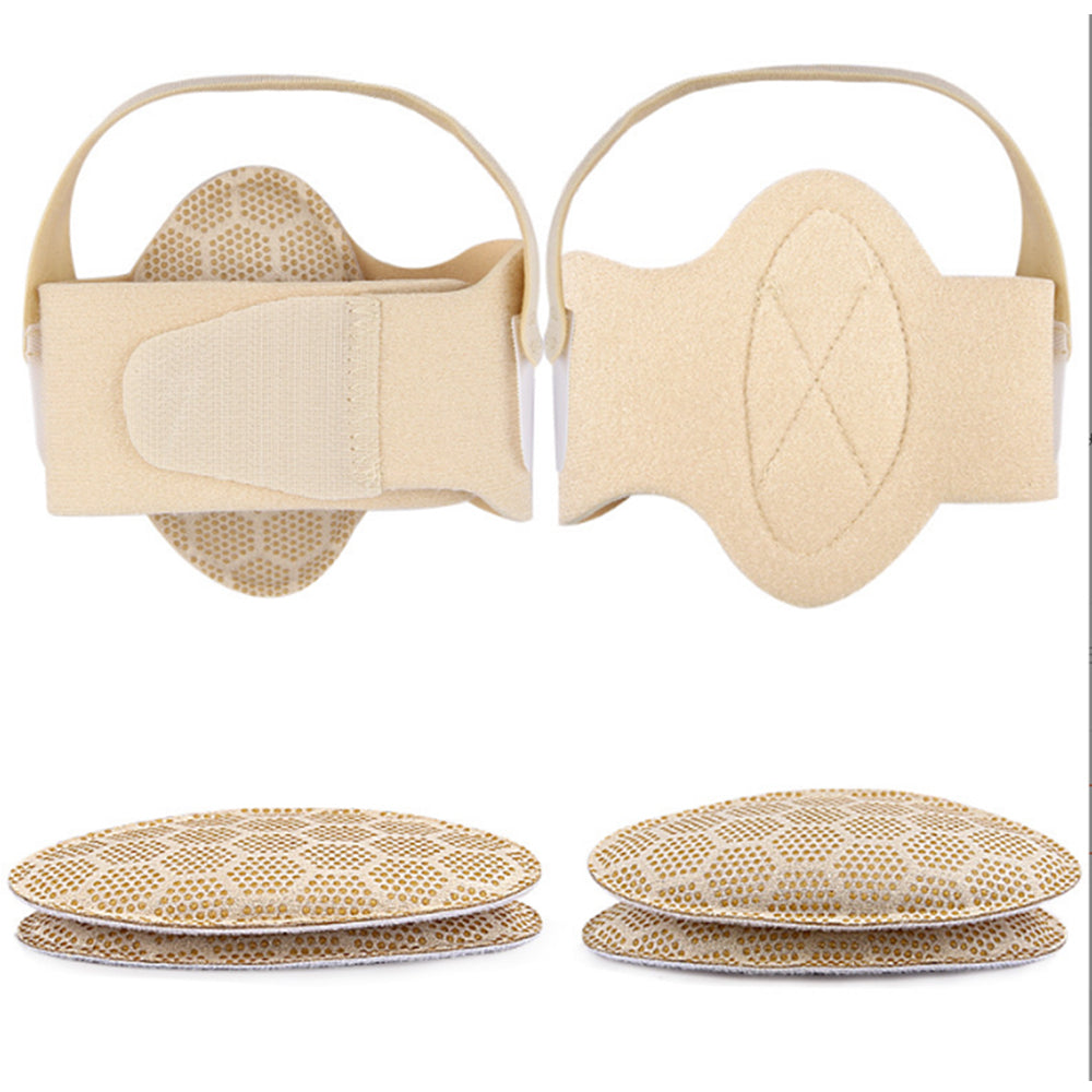 Arch Support Braces for Flat Foot Correction Insoles with Removable Pads Nude